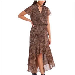 1.State - NWT - Leopard High-Low dress